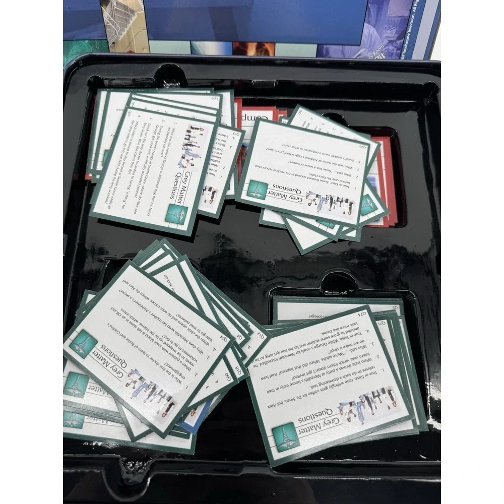 Grey's Anatomy Trivia Board Game Movie & TV Theme Trivia Complete Game